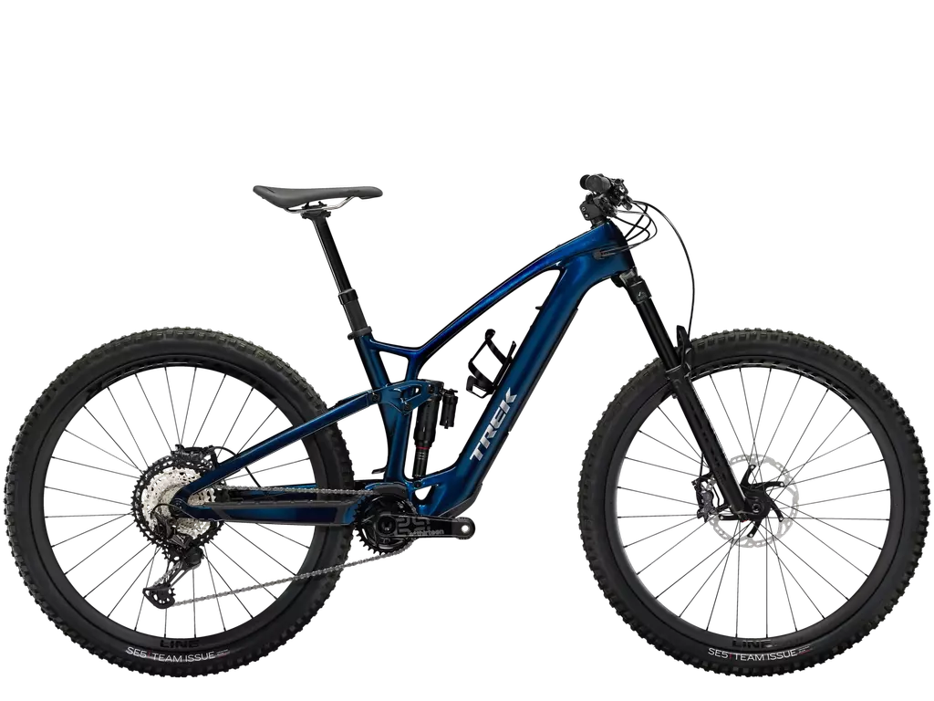 TREK Fuel EXe 9.8 XT / Gr. L / E-Bike / TQ Motor / 18,01 kg ! / blau