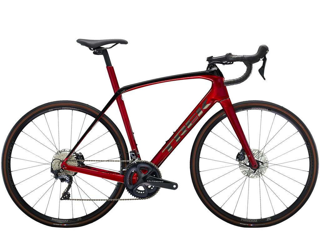 TREK Domane SL 6 / Gr. 50 / Carbon / Crimson/Trek Black / Modell 2022