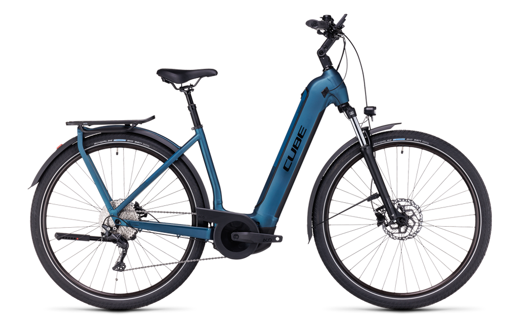 Cube Kathmandu Hybrid ONE 750 Easy Entry blue´n´black / Bosch 750 WH / XS 