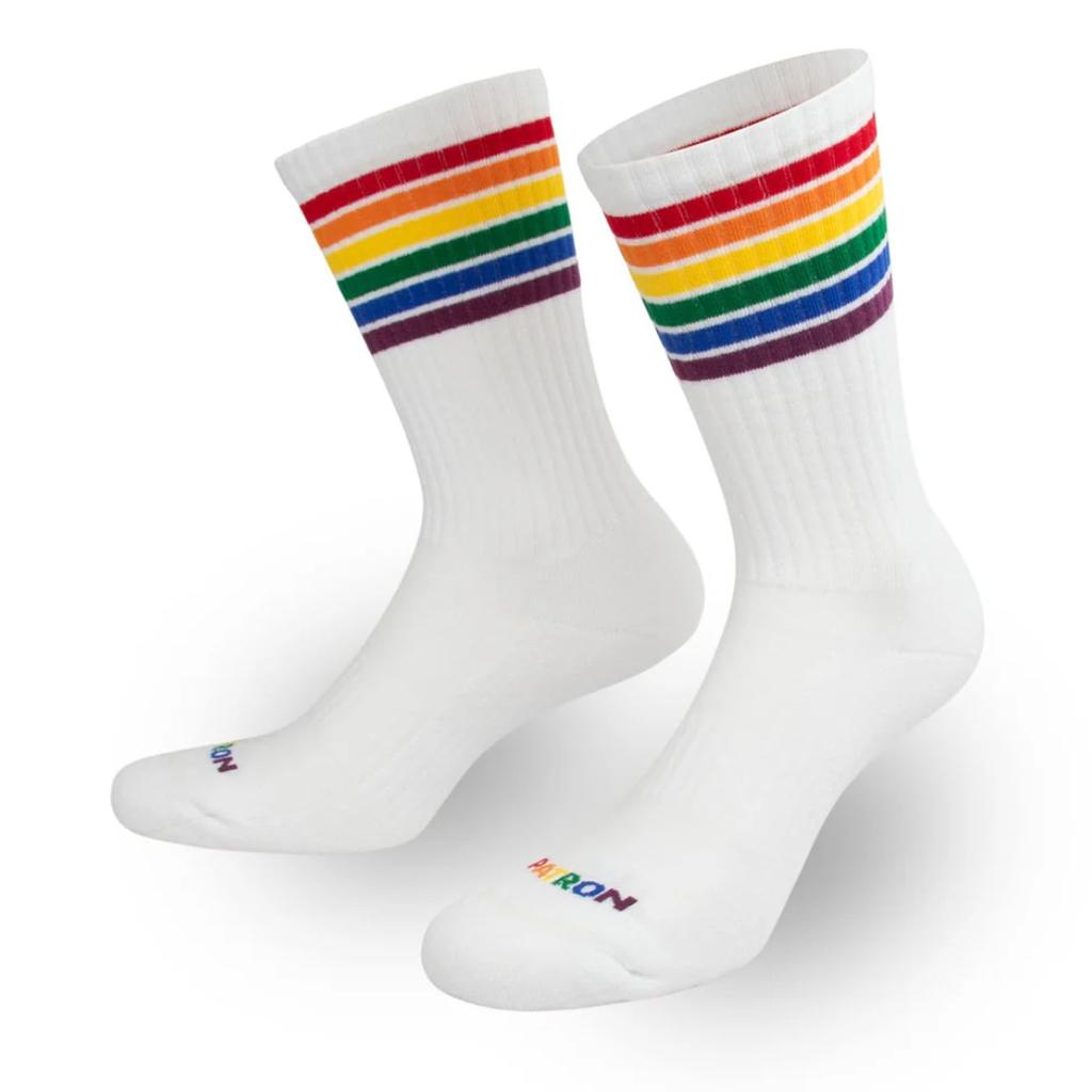 PATRON SOCKS Crew Socks PRIDE STRIPES