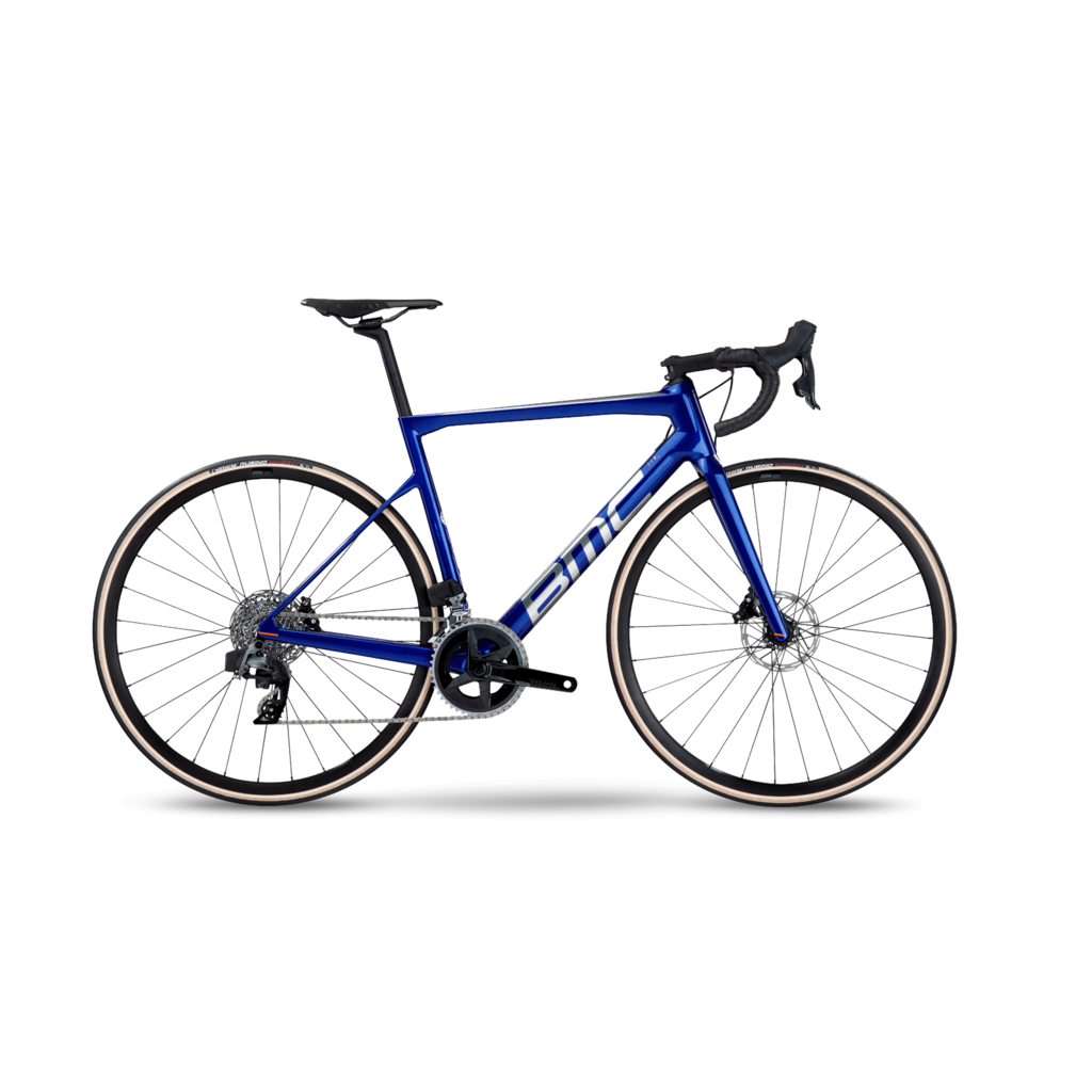 BMC TEAMMACHINE SLR FOUR / Rh. 56 cm / blau - chrom / Mod. 2022
