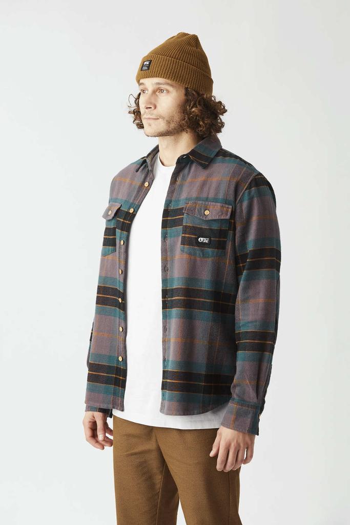 PICTURE ORGANIC CLOTHING Hemd HILLSBORO deep water