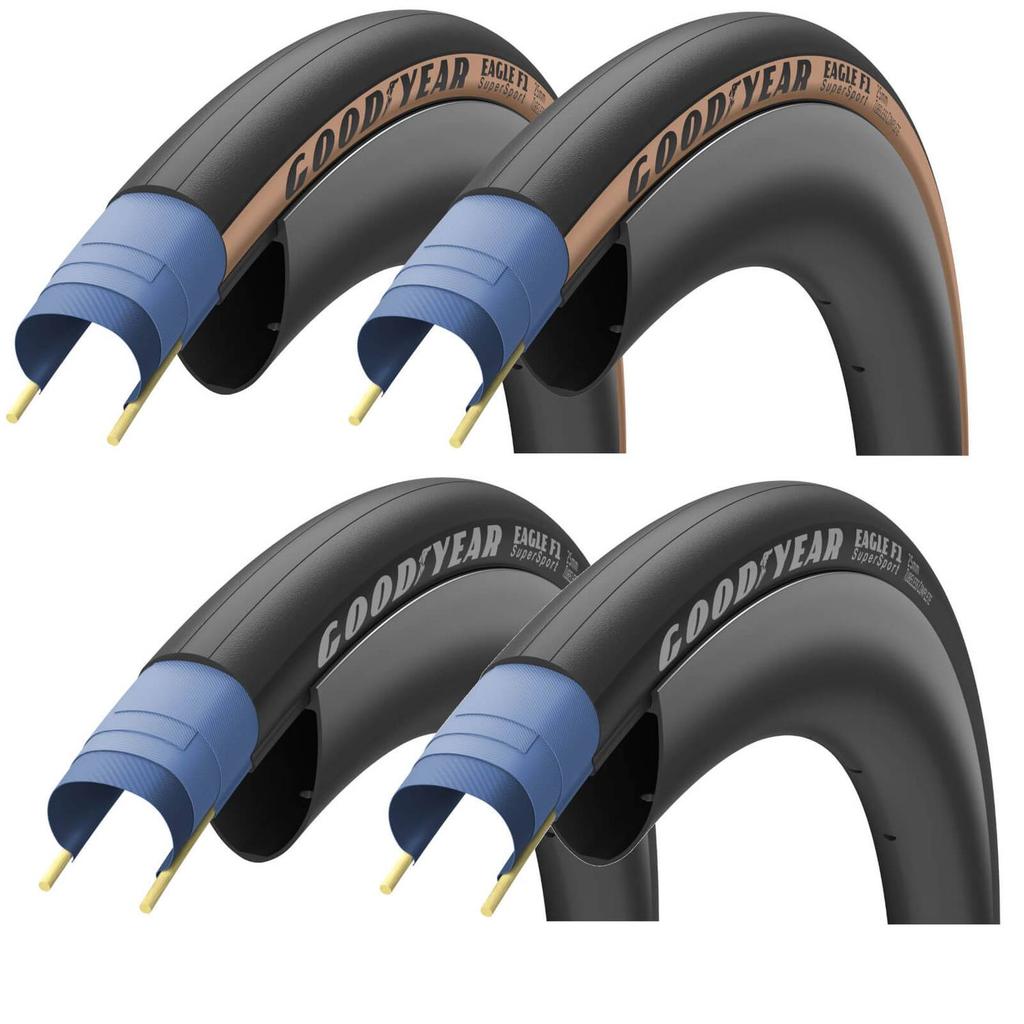 GOODYEAR Eagle F1 SuperSport Faltreifen / 28-622 / black/braun