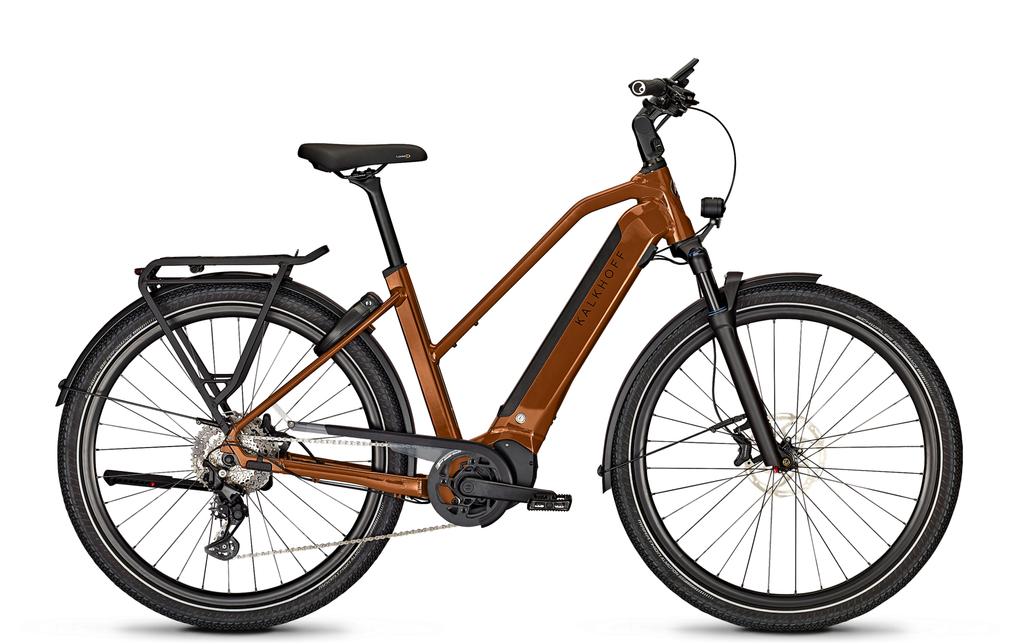 Kalkhoff ENDEAVOUR 5.B ADVANCE+ Bosch Smartsystem / Gr. 43 / Brown / Trapez