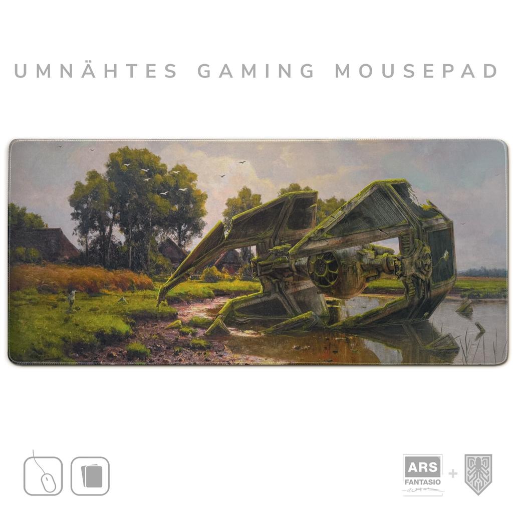 Heron and Interceptor - Gaming Mousepad