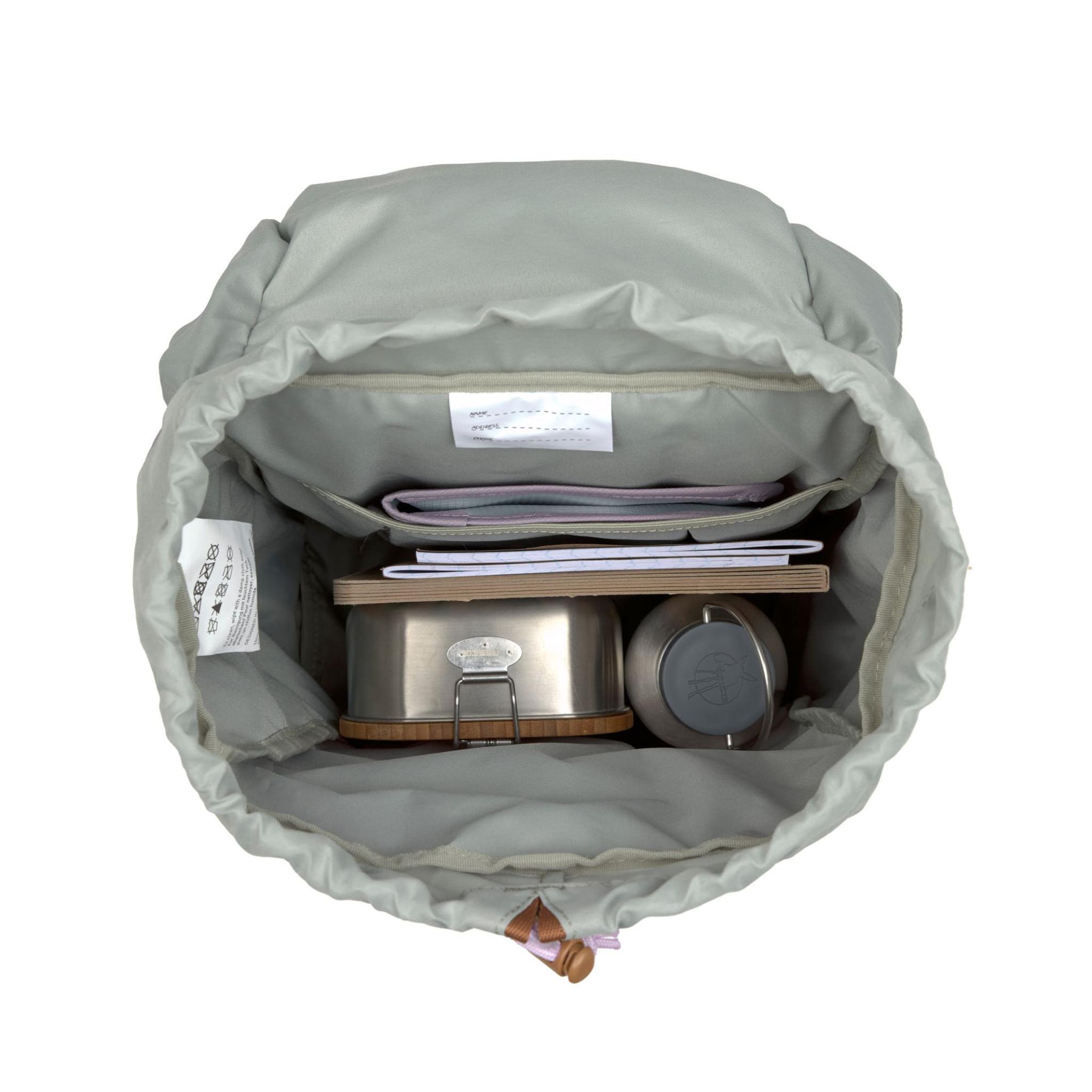 LÄSSIG Wandelrugzak voor kinderen, kinderrugzak met borstriem, gevoerde schouderbanden, waterafstotend, 14 liter/grote outdoor rugzak Sunny Explorer Rose/pink