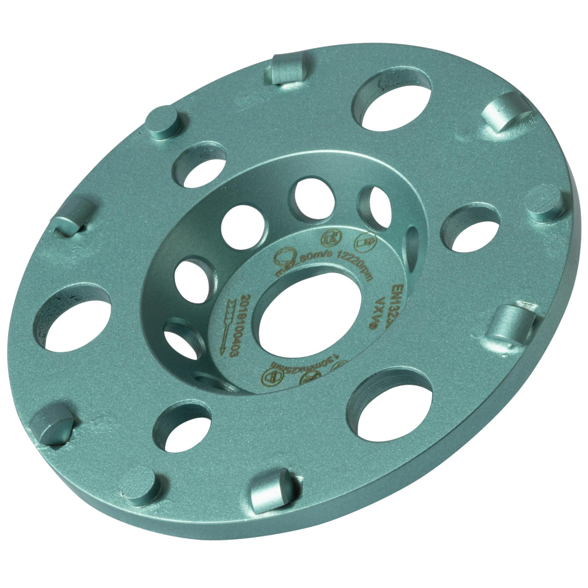 MDW Diamant Schleifteller 130 Mm – Passend Für Festool Power Cup Pro, Für Beton, Epoxy, Klebereste – Aggressiv