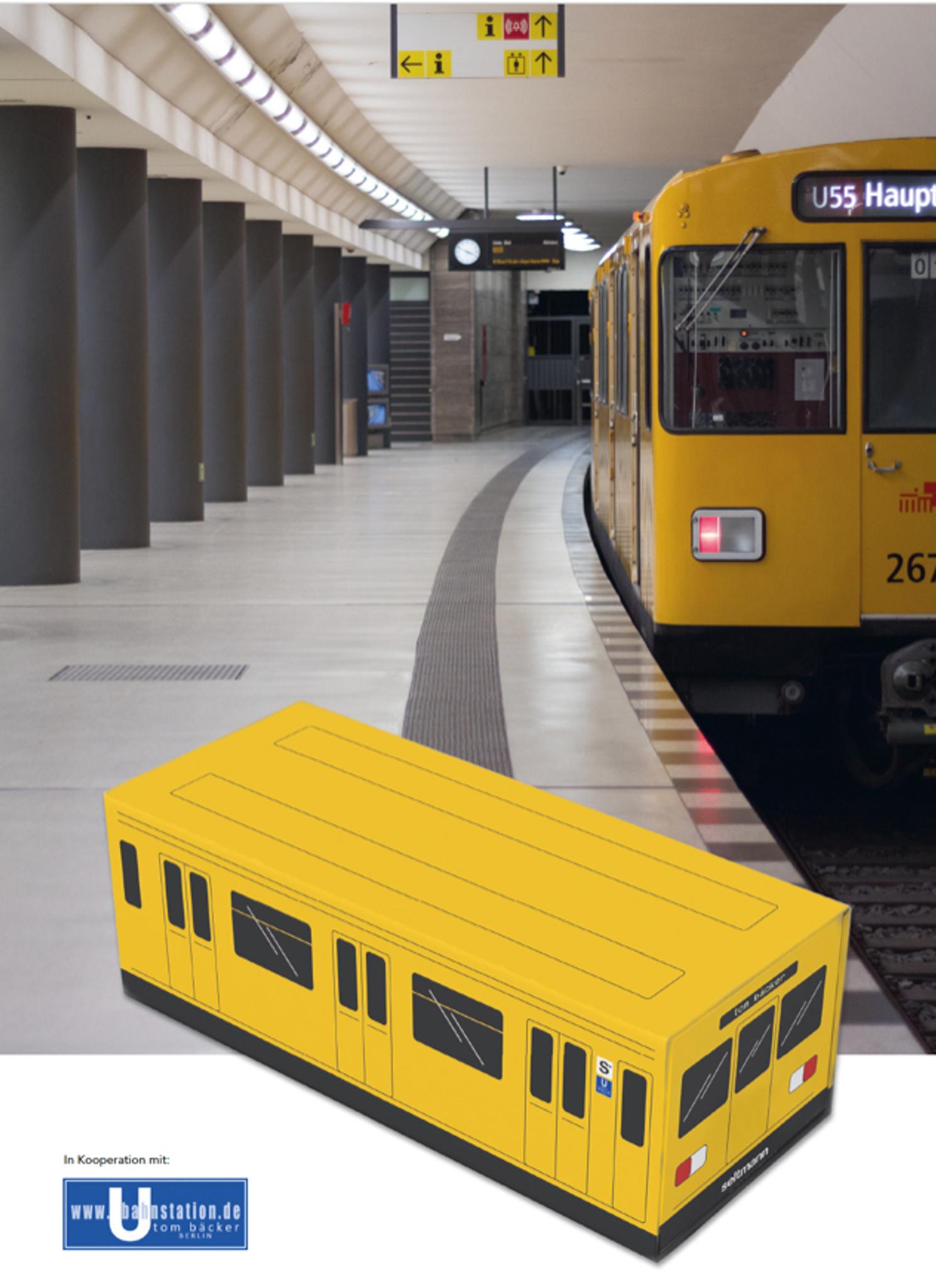 U-Bahn Memo Spiel "Berliner U-Bahnhöfe" - Gesellschaftsspiel