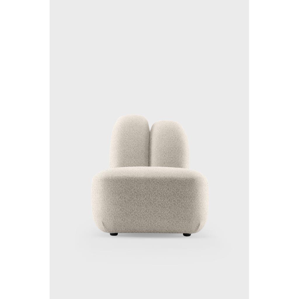 Designersessel BUNNY im modernen Design in hellbeige