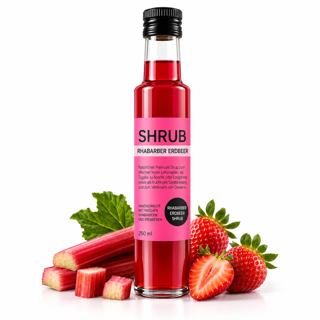  Erdbeer Rhabarber - SHRUB -