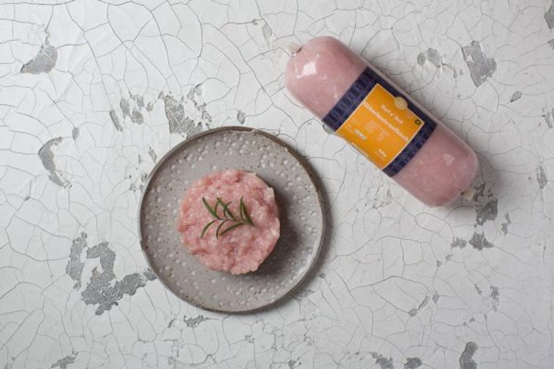 Gewolfte Hühnerbrust für Hunde und Katzen