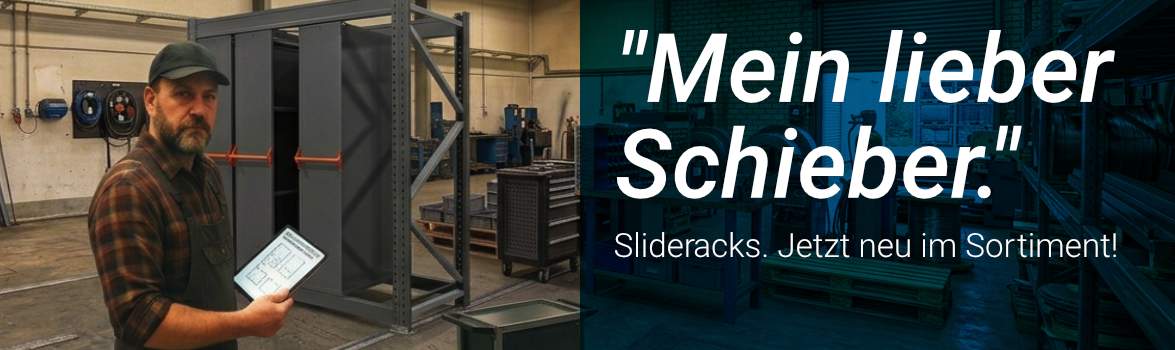 Slideracks. Neu im Sortiment.