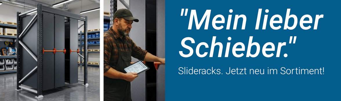 Slideracks. Neu im Sortiment.