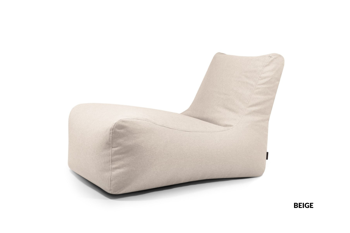 Outdoor-Sitzsack Lounge Riviera cremeweiß Pusku-Pusku