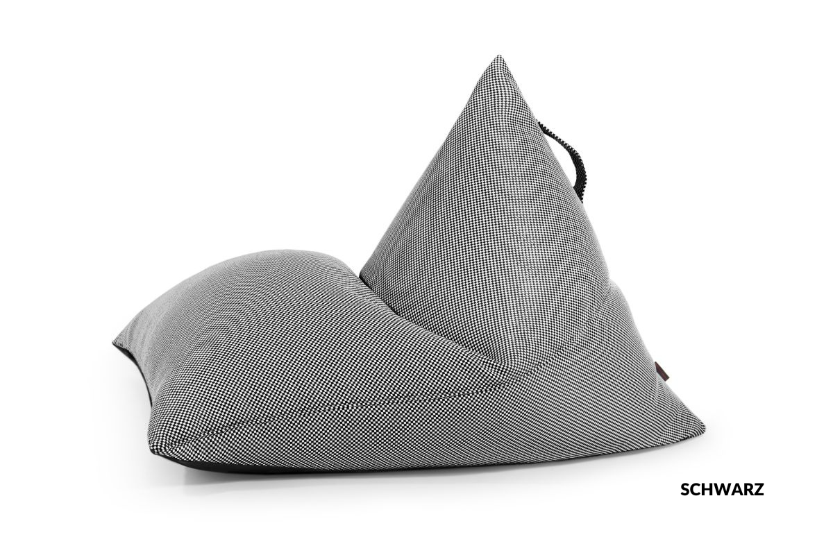 Outdoor-Sitzsack Razz Capri schwarz Pusku-Pusku