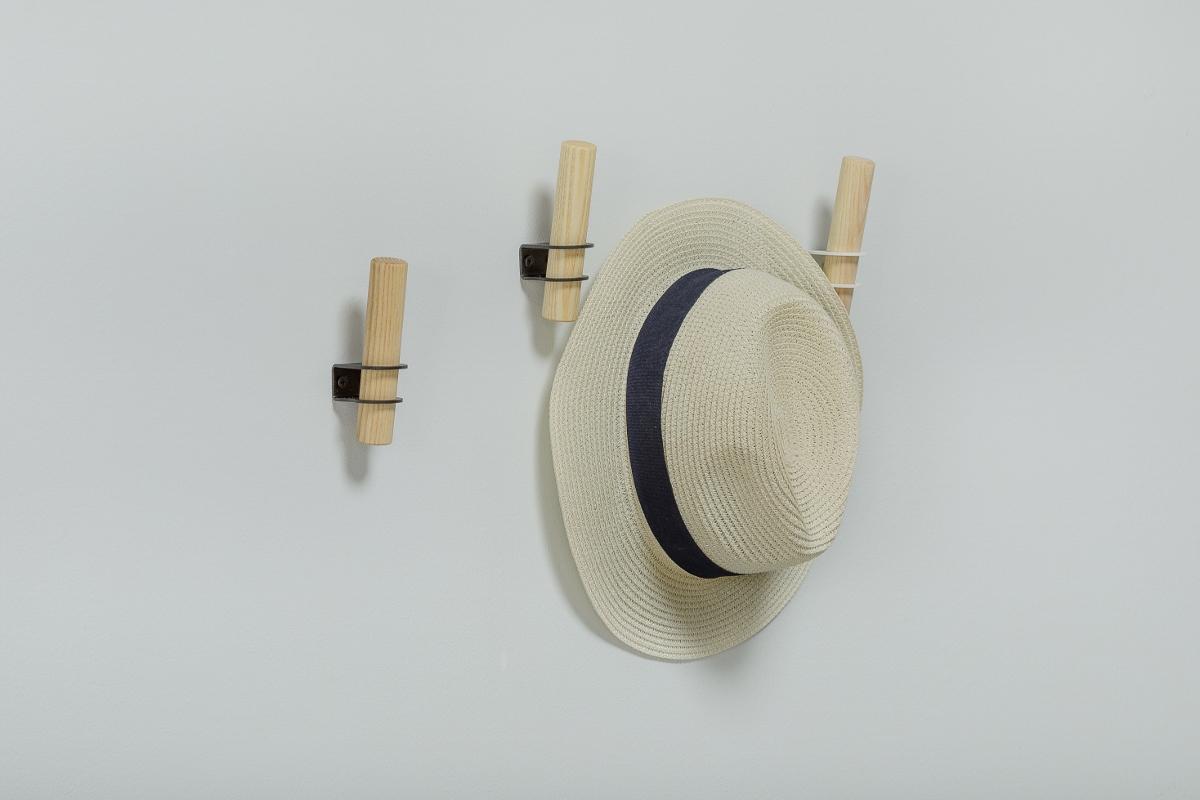 Garderobenhaken Holz & Metall nordisches Design