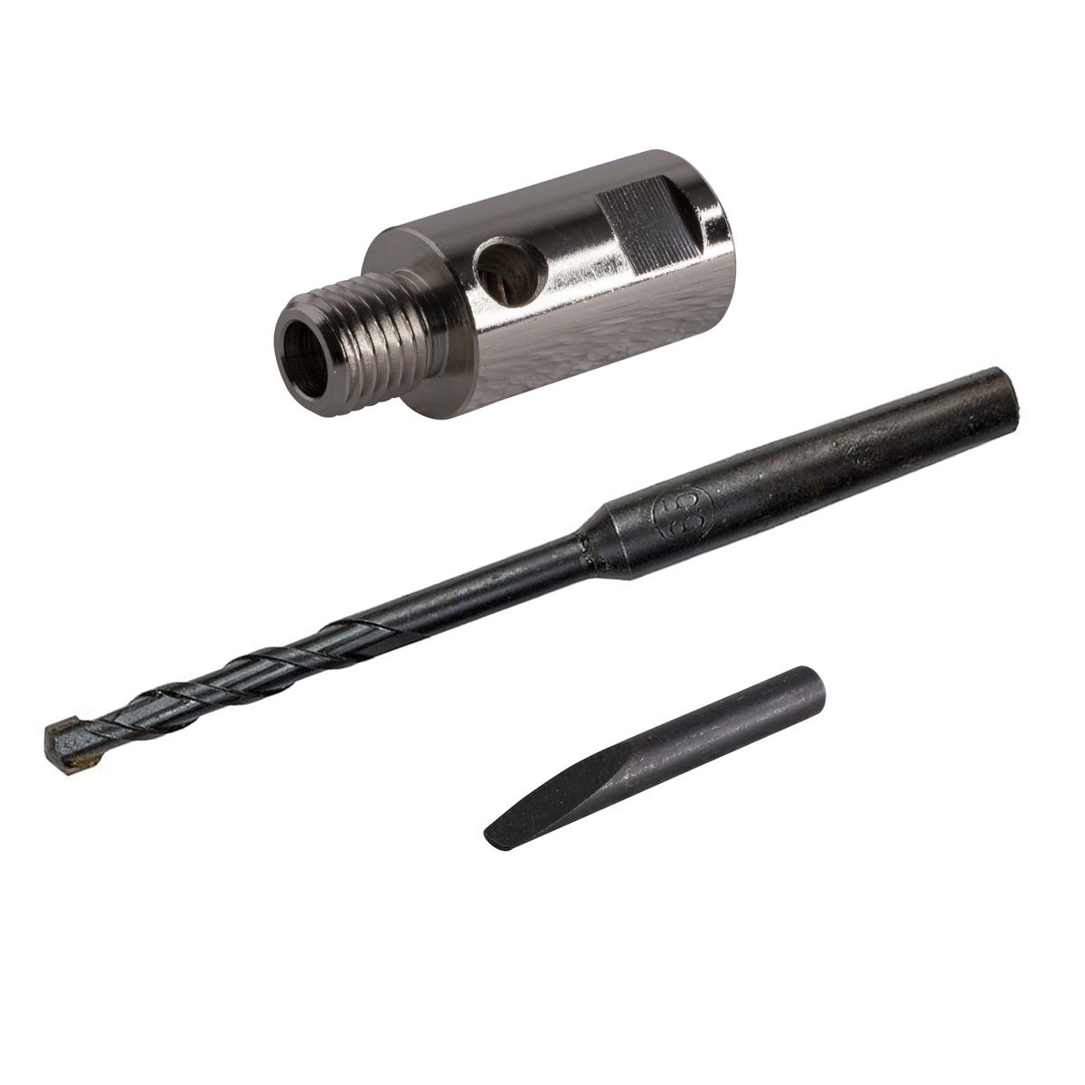 Adapter M18 Innengewinde - M16 Außengewinde inkl. Zentrierbohrer und