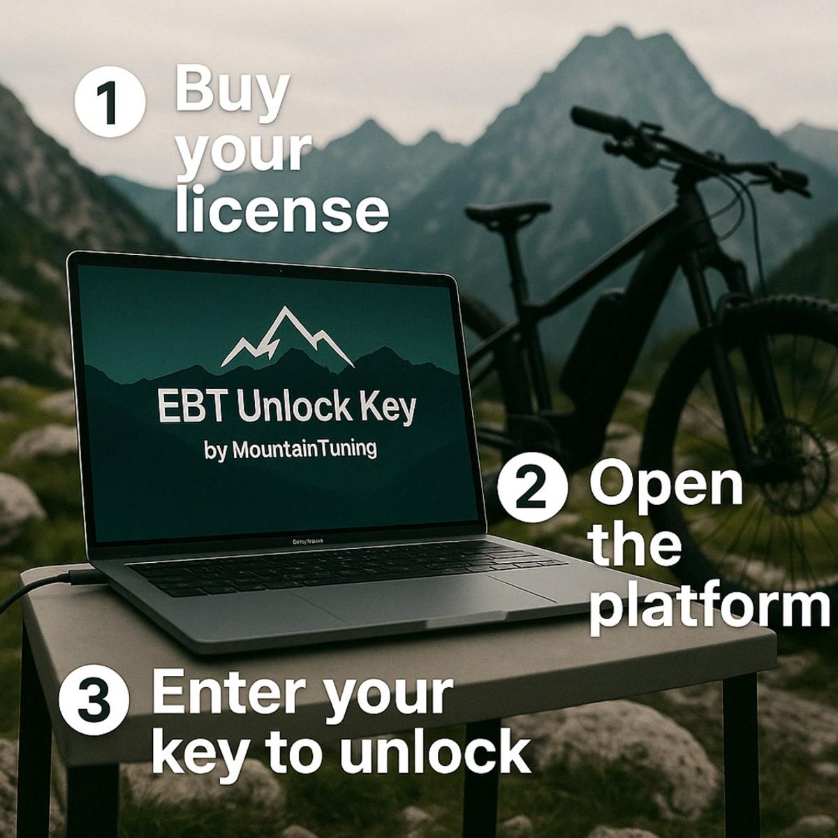 EBT Unlock Key – Software-Tuning für Bosch E-Bikes Gen1–4– E-Bike ...