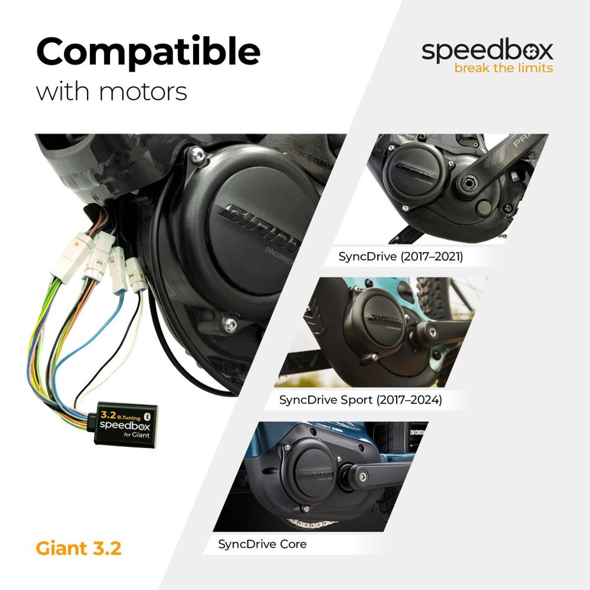 SpeedBox 3.2 Tuning Chip für Giant SyncDrive Sport (70 Nm), SyncDrive ...