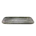 HK LIVING GREEN MARBLE TRAY MARMOR-TABLETT