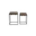 Litalca Beistelltisch Set "Bronze"