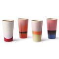 HK Living ceramic 70´s Keramikbecher - latte mugs