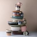 HK Living Becher ceramic 70´s - 6er Set