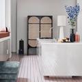 HK LIVING Kissen - samt black piping 30x50cm