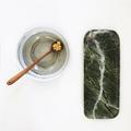 HK LIVING GREEN MARBLE TRAY MARMOR-TABLETT