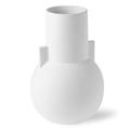 HK Living Vase matt white S