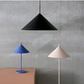 HK LIVING Pendelleuchte - metal triangle L matt black