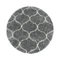 Salsa Hochflorteppich 80 x 250 cm grau