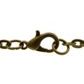 12 Stk. bronzefarbene Gliederketten 76cm