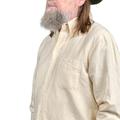 Button Down Shirt | Cotton Linen Bone