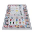 Play Teppich 100 x 150 cm grau