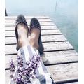 BALLERINAS GRAU HELLGRAU (GRIGIO CHIARO)