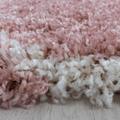 Salsa Hochflorteppich 240 x 340 cm rosa
