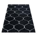Salsa Hochflorteppich 160 x 160 cm anthrazit