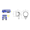 NOLDEN LED-Arbeitsscheinwerfer A83 1800L Nahfeld