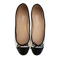 BALLERINAS TWO-TONE (BEIGE-SCHWARZ)