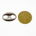 5Stk. Verbinder massiv 20x15mm silberfarben