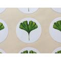Aufkleber Sticker  "Ginkgo" 15Stk. A4 Bogen 