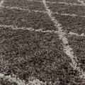 Alvor Hochflorteppich 200 x 290 cm taupe