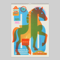 2026 Risographie Monatskalender / 2026 Risograph Monthly Calendar