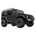 TRAXXAS TRX-4M LR Defender 4x4 schwarz 1/18 Crawler RTR Brushed, mit Akku und USB Ladegerät