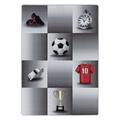 Play Teppich 80 x 120 cm grau