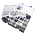 Koswork Two Layer Parts Case 245*175*56mm (w/tray & partition)