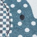 Kids Teppich 160 x 160 cm blau
