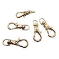 10 Stk. Mini Karabinerhaken 10x23x3mm
