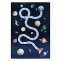 Play Teppich 140 x 200 cm dunkel blau